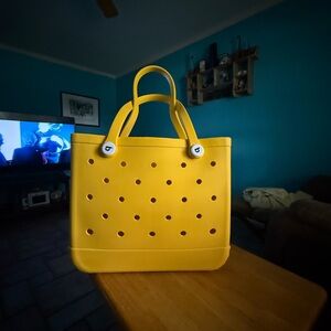 Stylish Yellow Tote Bag